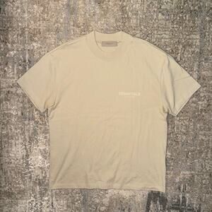 Fear of God Essentials Cream T-Shirt Size Adult Small